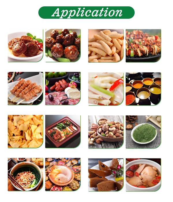 appcateion of food flavor