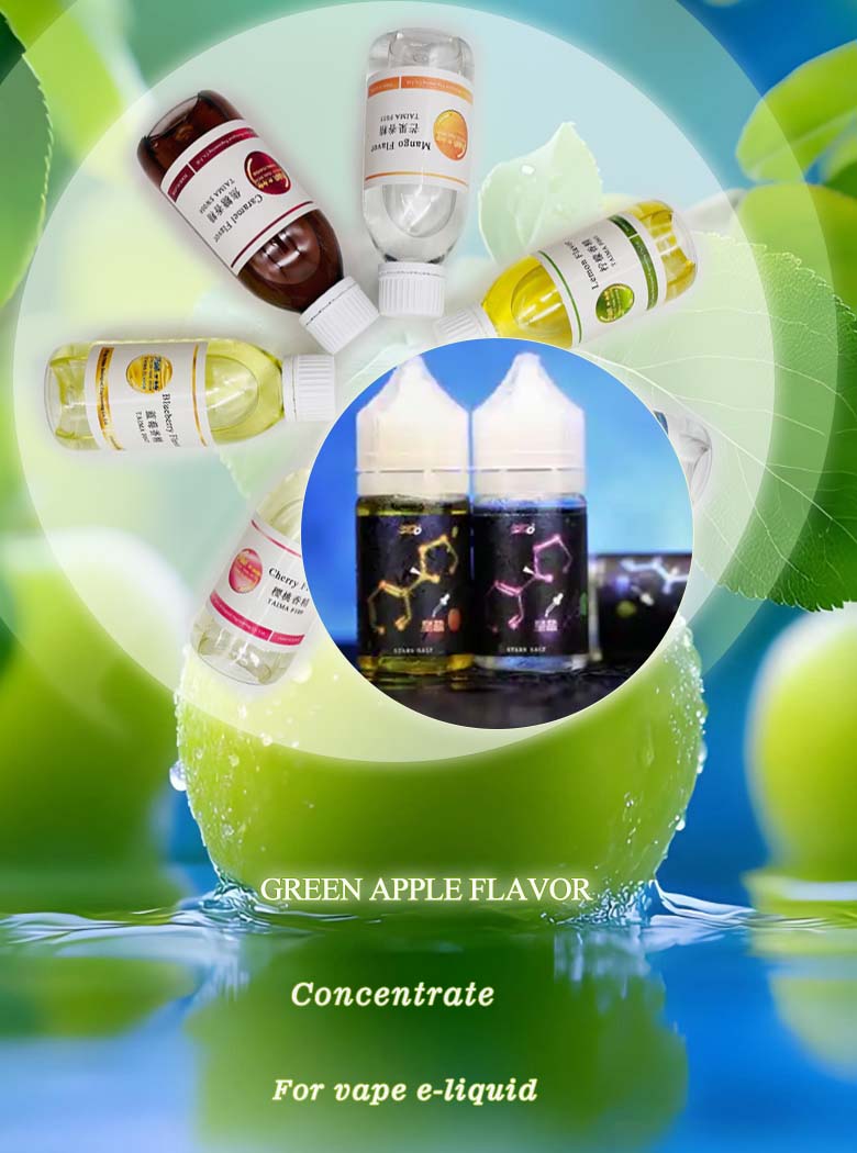 Green apple for fruit flavor