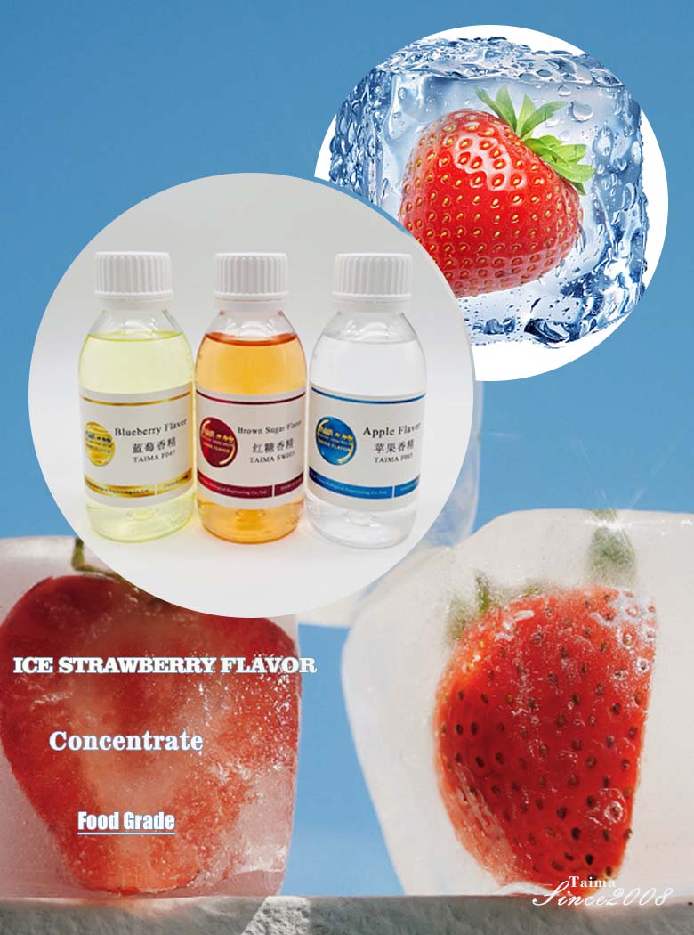ice strawberry for concentrate flavors
