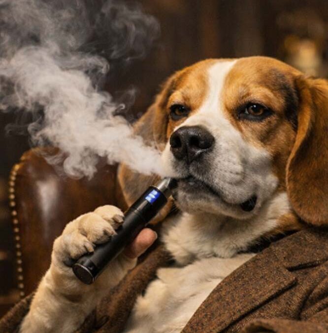 what will happend if dog vape