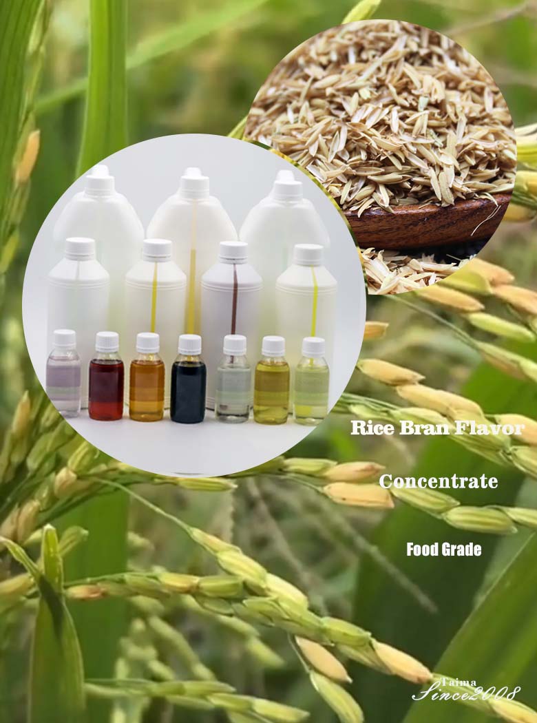 Rice bran flavor for food