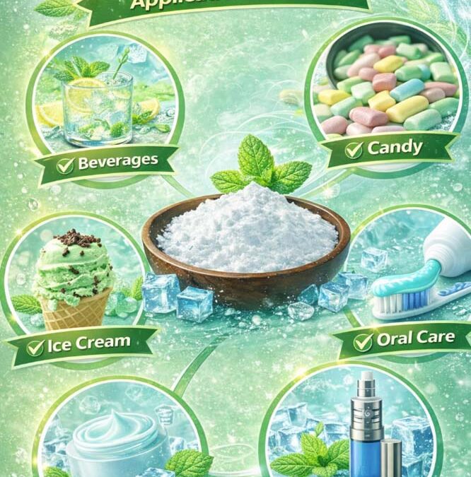 cooling agent for gum