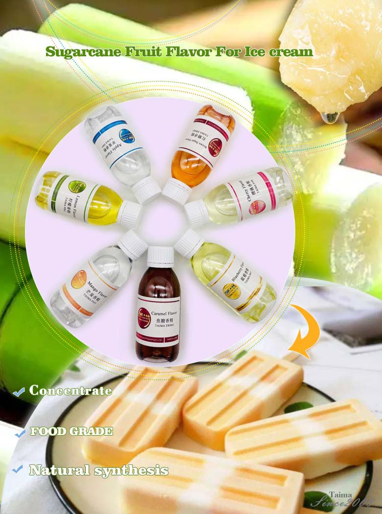 Sugarcane fruit flavor for food