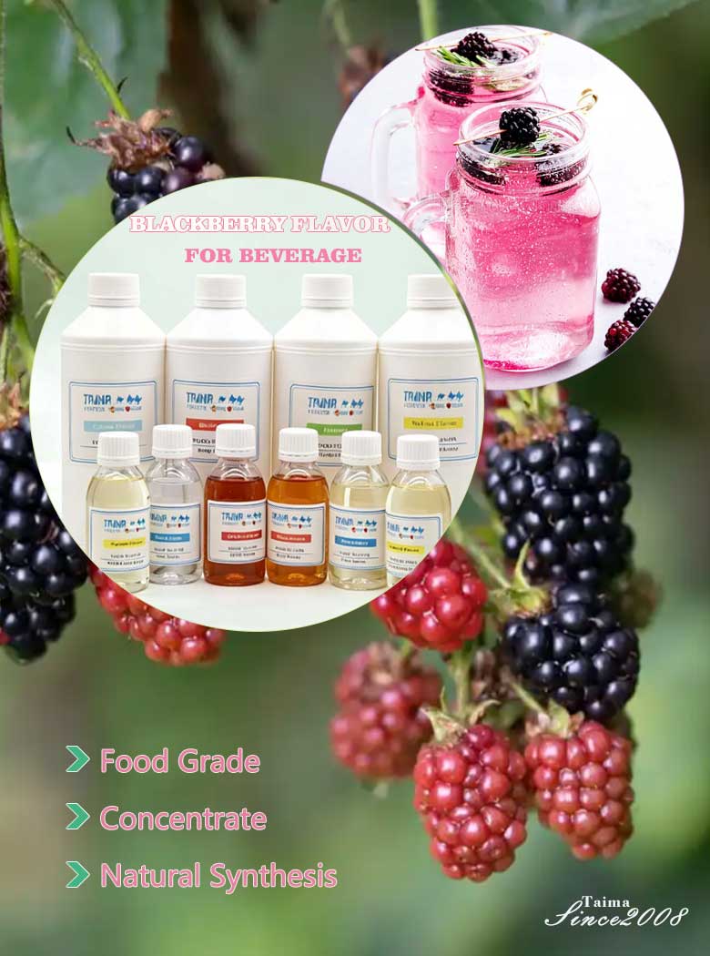 Food grade blackberry fruit flavor