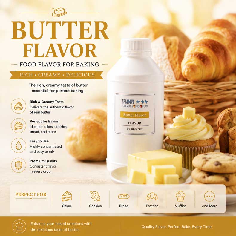 Butter concentrate flavor for backing