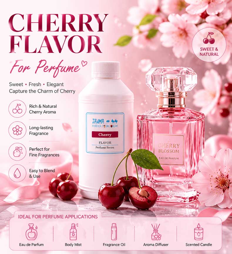Conentrate cherry flavors for perfume