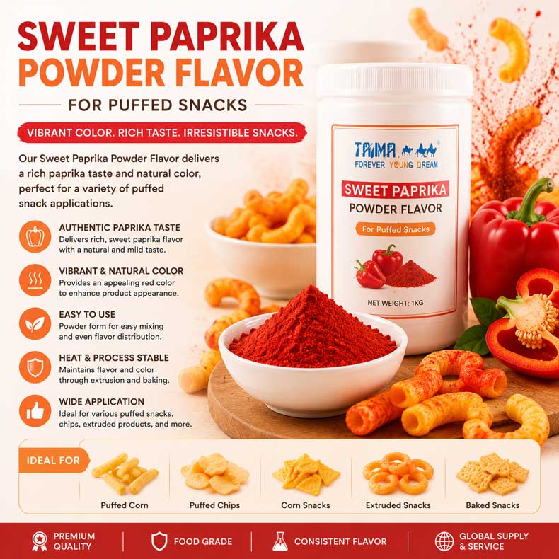 sweet paprika powder flaovr