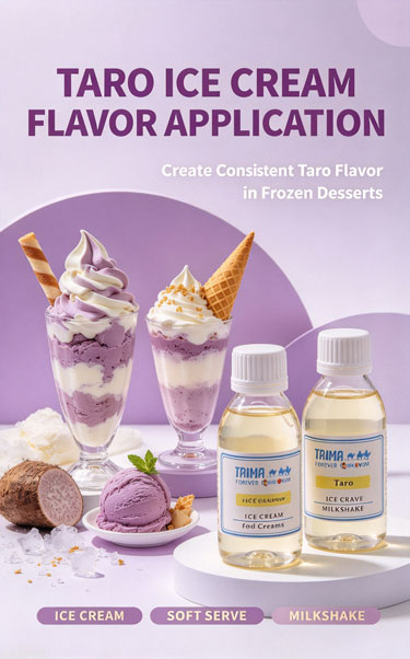 taro food flavor for ice cream
